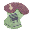 ProTeam Four-Layer Intercept Micro Synthetic Filter, Closed Collar, Fits FreeFlex (10-Pack) #107502 – filter bags arranged in a fan