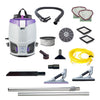 ProTeam GoFit 3, 3 qt. with ProBlade Hard Surface & Carpet Tool Kit 120 Volt Commercial Backpack - 107716 – backpack vacuum and included tool kit