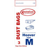 Hoover M Dimension Canister Vacuum Bags 3-Pack Generic Replacement – Part #4010037M
