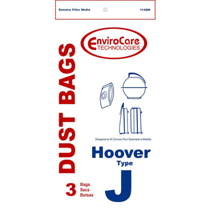 Hoover Type J Vacuum Cleaner Bags 3-Pack Replacement – Part #4010010J