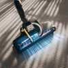 Miele Boost CX1 Cat & Dog Canister Vacuum (Obsidian Black) - 11735550 – floor-head airflow and brush-roll cutaway graphic