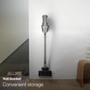 Miele Triflex HX2 Sprinter Cordless Vacuum (Cashmere Grey) - 12206770 – vacuum stored on wall bracket