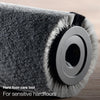 Miele Triflex HX2 Sprinter Cordless Vacuum (Cashmere Grey) - 12206770 – soft roller fabric and end opening close-up