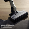 Miele Triflex HX2 Sprinter Cordless Vacuum (Cashmere Grey) - 12206770 – electrobrush on wood floor with feature graphic