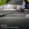 Miele Triflex HX2 Sprinter Cordless Vacuum (Cashmere Grey) - 12206770 – vacuum in reach configuration beside sofa