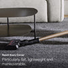 Miele Duoflex HX1 Total Care Cordless Stick Vacuum (Obsidian Black) - 12556680 – floor head reaching beneath furniture