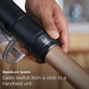 Miele Duoflex HX1 Total Care Cordless Stick Vacuum (Obsidian Black) - 12556680 – SpeedLock tube release close-up