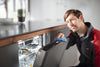 Miele GP MI H 0011 W MicroCloth HyClean, 1 cloth — wiping the edge of a dishwasher door