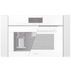 Miele EBA 7848 30-Inch Trim Kit, Brilliant White — white trim panels shown around built-in appliances