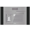 Miele EBA 7848 30-Inch Trim Kit, Obsidian Black — black trim panels shown around built-in appliances