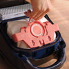 Miele FJM HyClean Air Performance Pack, 16 Bags + HEPA Filter — installing a dust bag in a canister vacuum