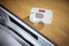 Miele WA CIP 0302 L ImpraProtect capsules — capsule on a laundry countertop