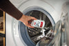 Miele GP CL WG 2001 P IntenseClean 7 oz (200 g) appliance cleaner — adding cleaning powder to a washing machine drum