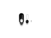 Miele Telescopic Wand Release Button — disassembled button and spring components