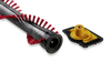 Miele Triflex HX1 Brush Roller — roller connector and end support close-up