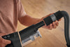 Miele HX-FCT 20 Duoflex cleaning kit — connecting the extension hose to a handheld vacuum