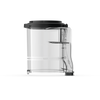 Miele Triflex HX1 Dust Container — clear dust container with black rim
