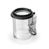 Miele Triflex HX1 Dust Container — dust container opening and handle