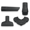 Miele Guard S1 Accessory Holder — holder and attachments laid out separately