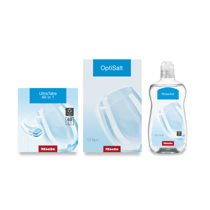 Miele All in One Set Dishwasher detergent set | 11791100 available at Ace Vacuums