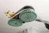 Miele HX-AT 10 Triflex AquaTwister — underside showing twin cleaning pads