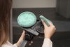 Miele HX-APU AquaPads Universal cleaning cloth — fitting a cleaning pad to the AquaTwister head
