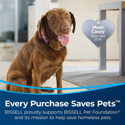 Bissell CrossWave Pet Pro Multi-Surface Wet Dry Vac -2306A – pet adoption support graphic
