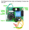 Dual-Motor 12 Amp 240V Control Board replacement part