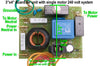 Single Motor 7 Amp 240V Circuit Board mounting detail