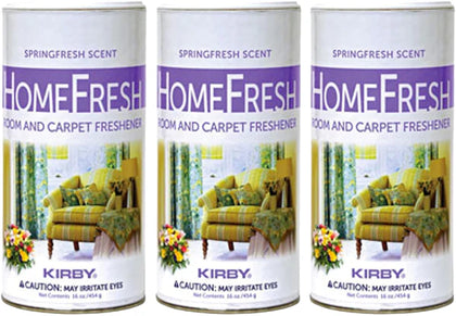 Kirby Homefresh Carpet Powder Freshener / Room Deodorizer / Odor Remover 3-Pack (SpringFresh Scent) – Part #28SF12S available at Ace Vacuums