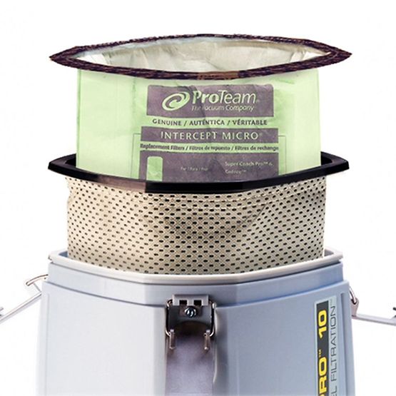 ProTeam Micro Cloth Filter, Fits Triangular 10 qt. Backpack Vacuums Super Coach Pro and GoFit 10 #834000
