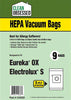 Clean Obsessed Eureka OX Electrolux S HEPA Vacuum Bags – 9 Pack Part #CH222