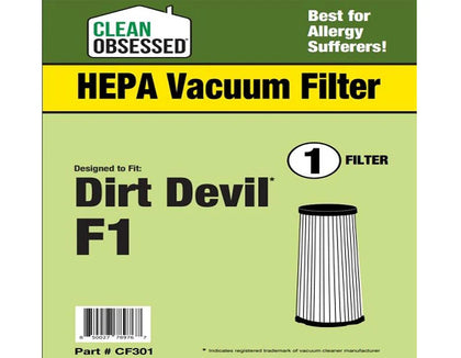 Clean Obsessed Royal/Dirt Devil F1 Filter – Part# CF301 available at Ace Vacuums