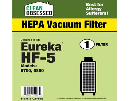 Clean Obsessed Eureka/Sanitaire HF-5 HEPA Filter for Lightspeed Uprights – Part# CF445 available at Ace Vacuums