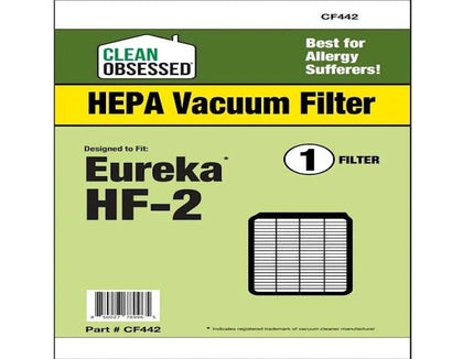 Clean Obsessed Eureka HF-2 HEPA Filter for Ultra Smart Upright 47/4800 – Part# CF442 available at Ace Vacuums