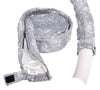 Padded Zippered Hose Sock Cover in gray