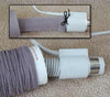 Plastiflex Original Form-Fitting Hose Cover Sock for Beam central vacuum, available at Ace Vacuums