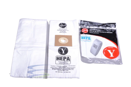 Hoover Type Y HEPA Vacuum Bags 2-Pack – Fits WindTunnel & T2 Upright Vacuums | Part #AH10040