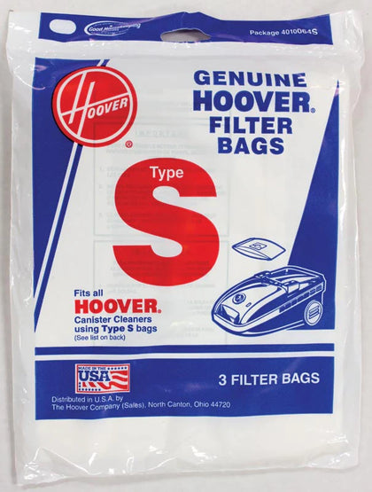Hoover S Vacuum Bags 3-Pack Genuine Replacement – Part #4010064S