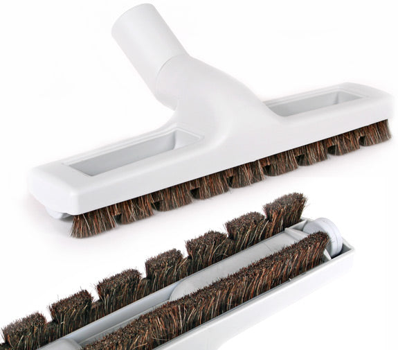 MD 12-inch Deluxe Hard Floor Brush with Wheels for Beam Central Vacuum
