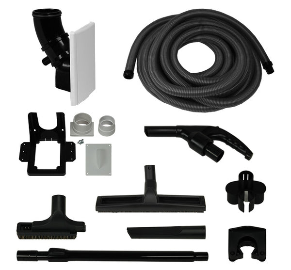 Hide-A-Hose Mini Valve With 40 ft Hose Garage Kit for Beam Central Vacuum – Part# 416GHHM40