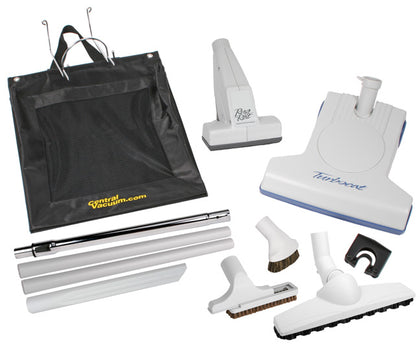 TurboCat Premium Hide-A-Hose Attachment Kit for Beam Central Vacuum – Part# 416PBLKH available at Ace Vacuums