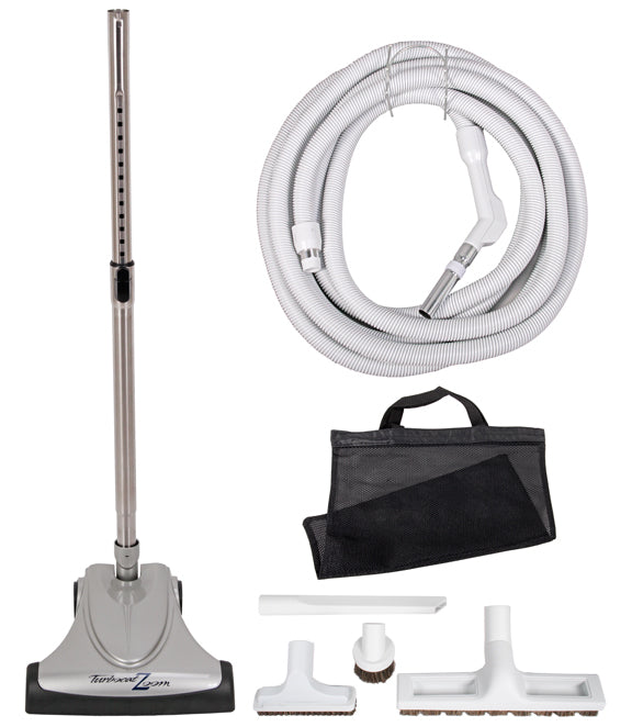 TurboCat Zoom Deluxe Central Vacuum Attachment Kit with 35' Hose #416Z35