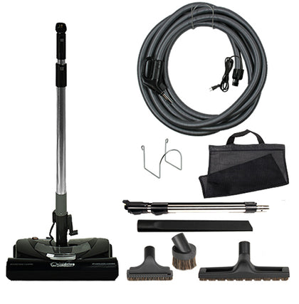 MD Central Ace Central Vacuum Attachment Kit 30' Corded Hose with 12