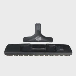 Sebo Parquet Floor Brush with Integrated Upholstery Nozzle for D, E, and K Series (Gray/Black) – 8368SE