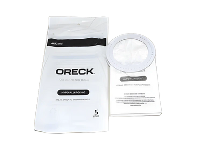 Oreck Ironman Compact Canister Vacuum Paper Bags 5-Pack – Part #AK12405