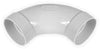 Plastiflex 90 Sweep PVC Vacuum Connector for Beam central vacuum, available at Ace Vacuums