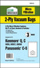 Clean Obsessed Kenmore Type C 5055, 50558 Micro Paper Bags 3/PK Part# CP413