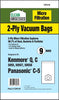 Clean Obsessed Kenmore Type C 5055, 50558 Micro Paper Bags 9/PK Part# CP419