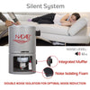 Nadair ST-600-18B quiet 62 dB central vacuum with muffler and noise isolating foam